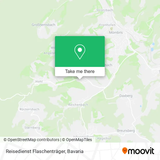 Карта Reisedienst Flaschenträger