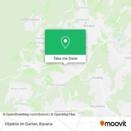 Карта Objekte im Garten