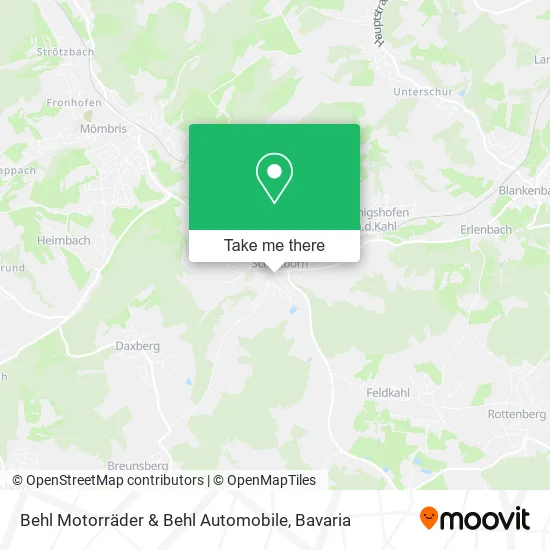 Карта Behl Motorräder & Behl Automobile