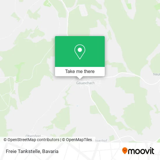 Карта Freie Tankstelle