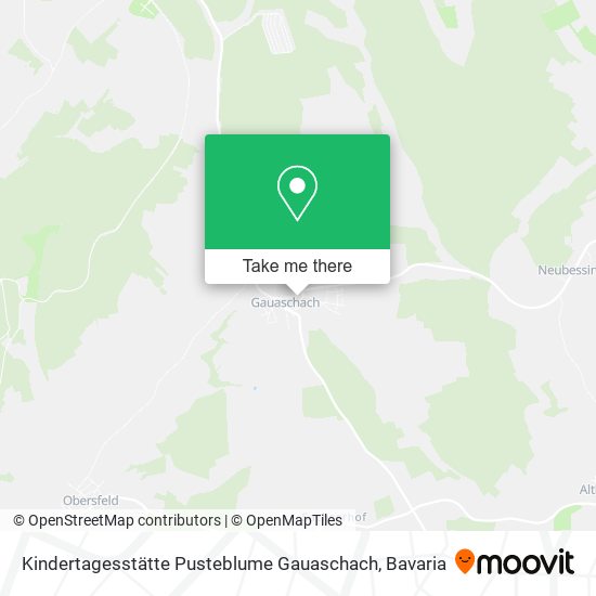 Kindertagesstätte Pusteblume Gauaschach map