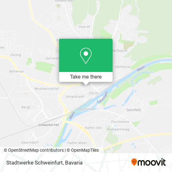 Stadtwerke Schweinfurt map