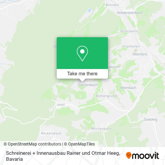 Schreinerei + Innenausbau Rainer und Otmar Heeg map