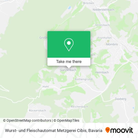 Wurst- und Fleischautomat Metzgerei Cibis map
