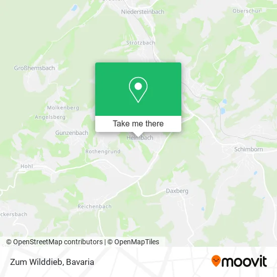 Карта Zum Wilddieb