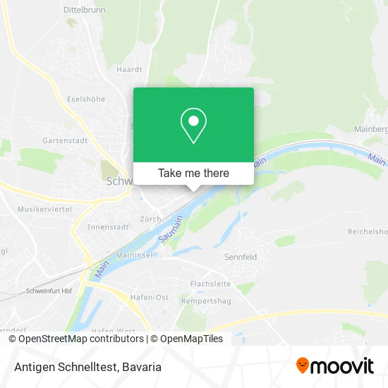 Карта Antigen Schnelltest