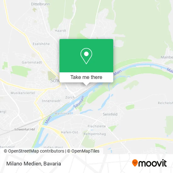 Карта Milano Medien