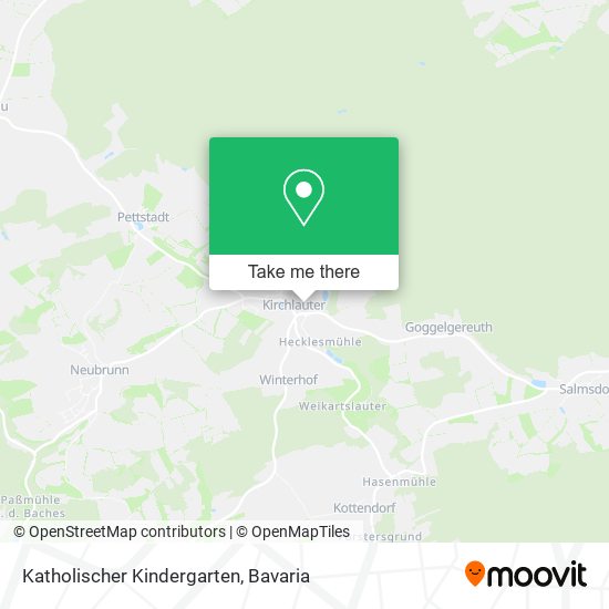 Katholischer Kindergarten map
