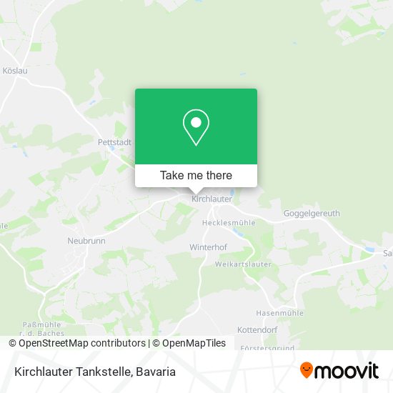 Kirchlauter Tankstelle map