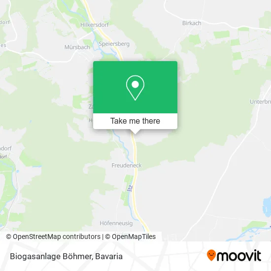 Карта Biogasanlage Böhmer