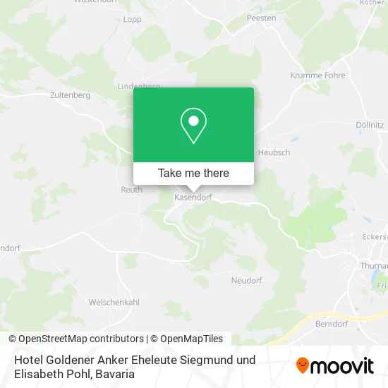 Карта Hotel Goldener Anker Eheleute Siegmund und Elisabeth Pohl