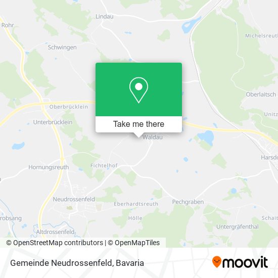 Gemeinde Neudrossenfeld map