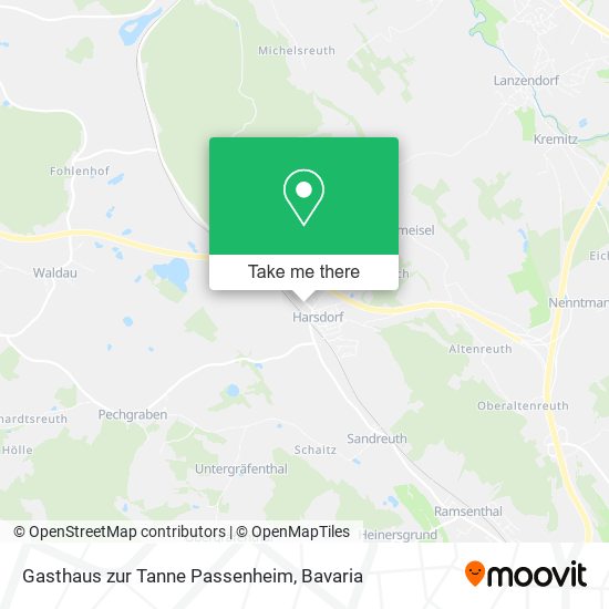 Gasthaus zur Tanne Passenheim map