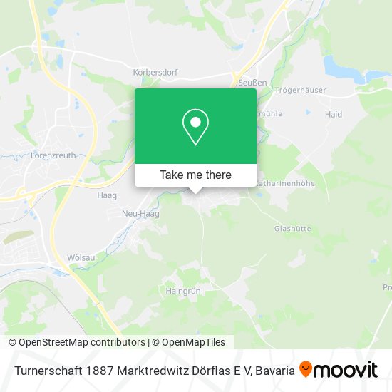 Turnerschaft 1887 Marktredwitz Dörflas E V map