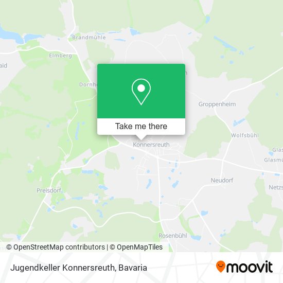 Jugendkeller Konnersreuth map