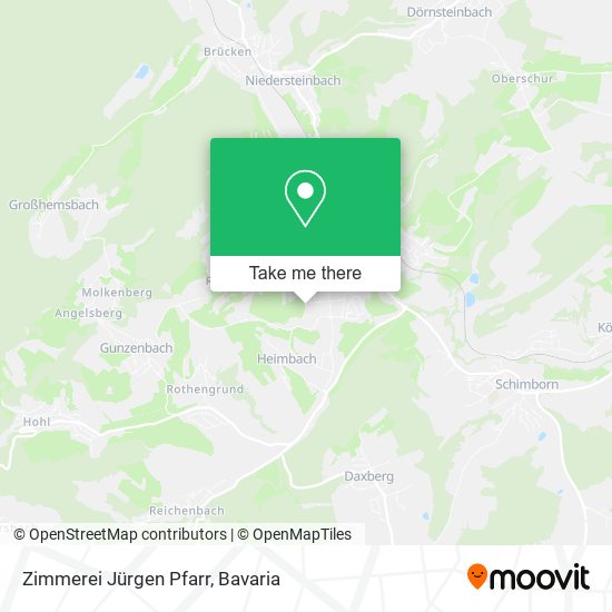 Zimmerei Jürgen Pfarr map