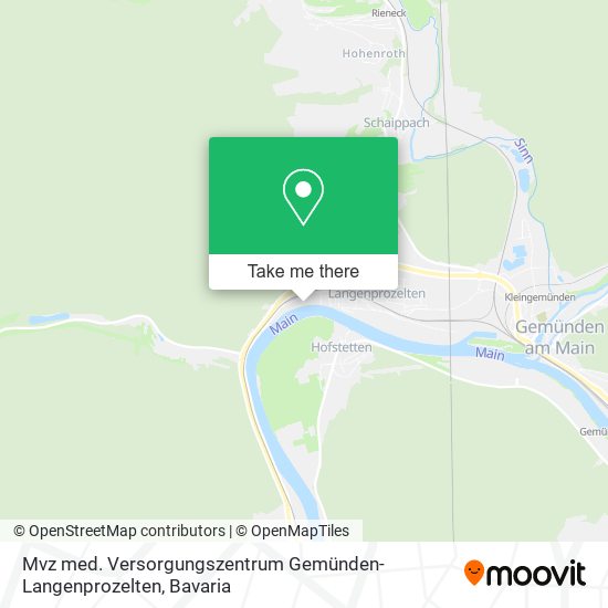 Mvz med. Versorgungszentrum Gemünden-Langenprozelten map
