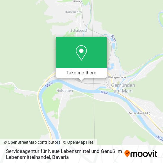 Serviceagentur für Neue Lebensmittel und Genuß im Lebensmittelhandel map