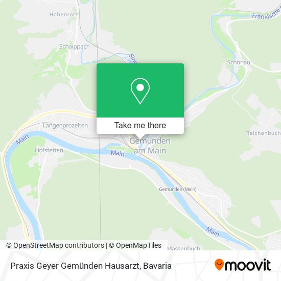 Praxis Geyer Gemünden Hausarzt map