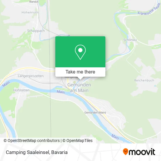 Карта Camping Saaleinsel