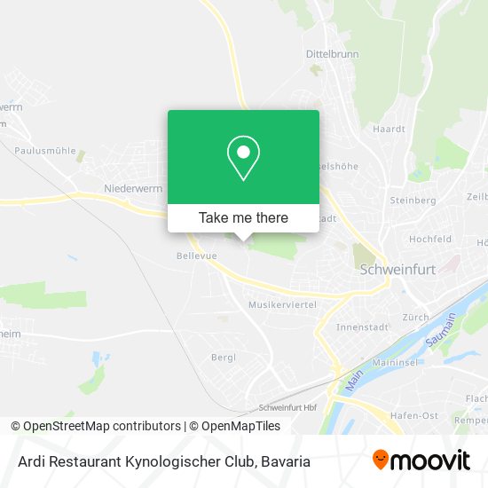 Ardi Restaurant Kynologischer Club map