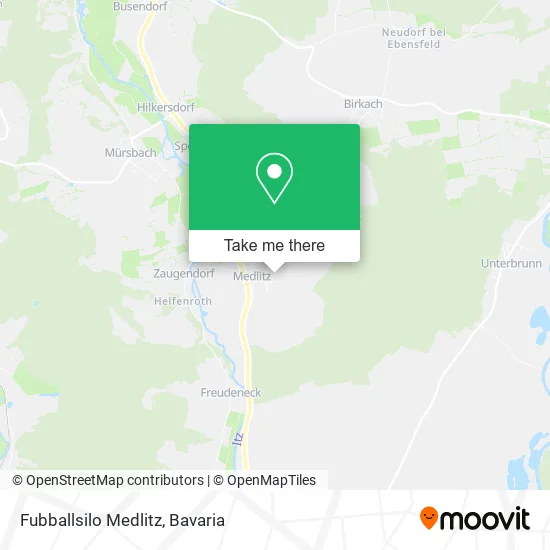 Карта Fubballsilo Medlitz