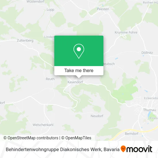 Карта Behindertenwohngruppe Diakonisches Werk