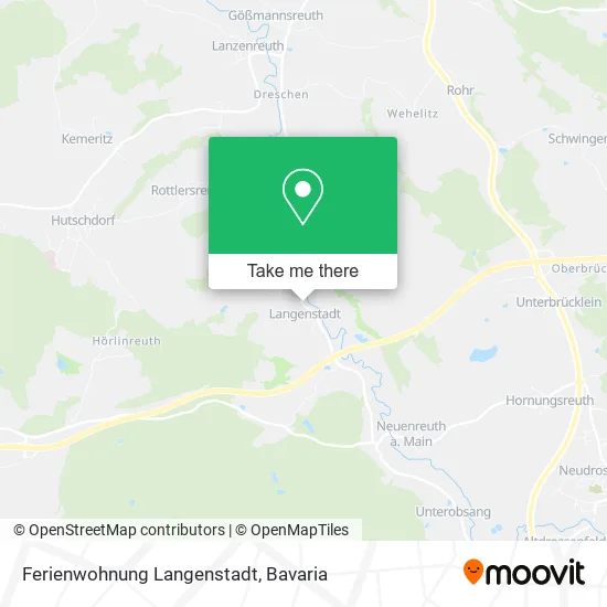 Карта Ferienwohnung Langenstadt