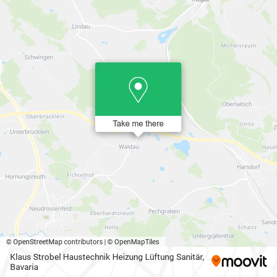 Карта Klaus Strobel Haustechnik Heizung Lüftung Sanitär