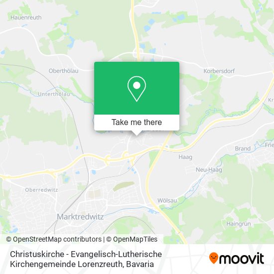 Christuskirche - Evangelisch-Lutherische Kirchengemeinde Lorenzreuth map