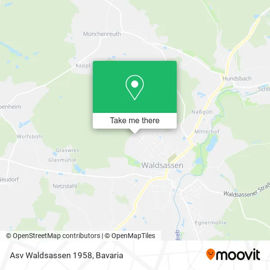 Карта Asv Waldsassen 1958