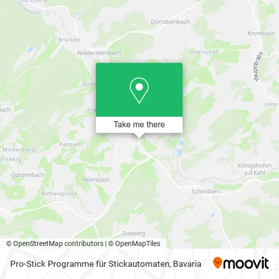 Карта Pro-Stick Programme für Stickautomaten