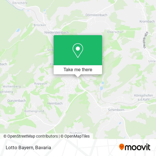 Lotto Bayern map