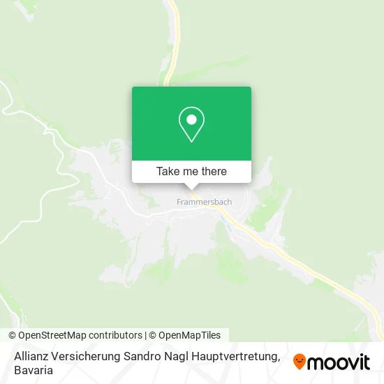 Карта Allianz Versicherung Sandro Nagl Hauptvertretung