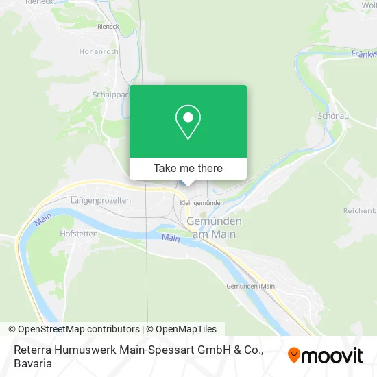 Карта Reterra Humuswerk Main-Spessart GmbH & Co.