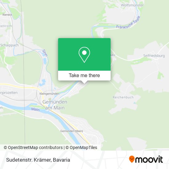 Sudetenstr. Krämer map