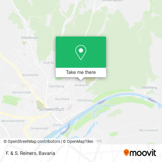 Карта F. & S. Reiners