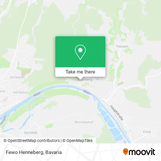 Карта Fewo Henneberg