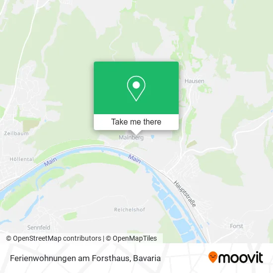 Карта Ferienwohnungen am Forsthaus
