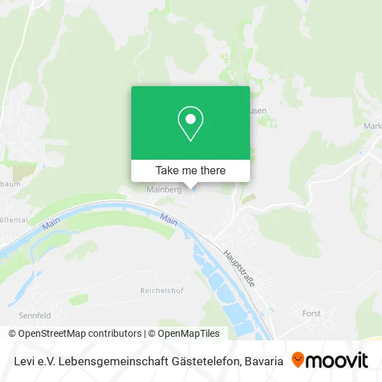 Levi e.V. Lebensgemeinschaft Gästetelefon map