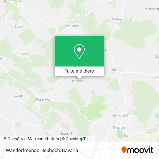 Карта Wanderfreunde Heubsch