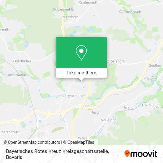 Карта Bayerisches Rotes Kreuz Kreisgeschäftsstelle