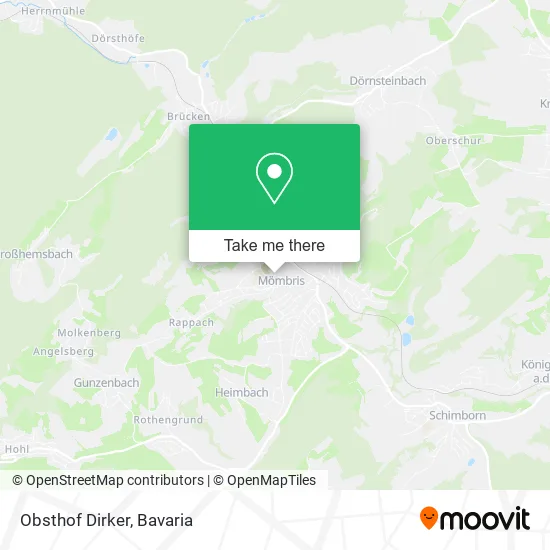 Карта Obsthof Dirker
