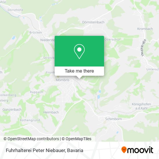 Fuhrhalterei Peter Niebauer map
