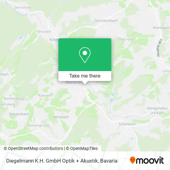 Карта Diegelmann K.H. GmbH Optik + Akustik