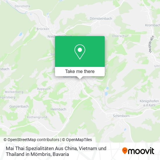 Mai Thai Spezialitäten Aus China, Vietnam und Thailand in Mömbris map