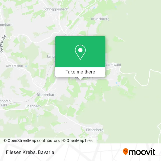 Fliesen Krebs map