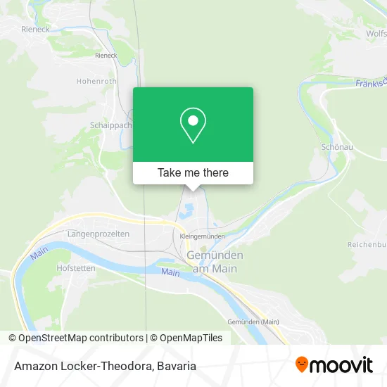 Карта Amazon Locker-Theodora