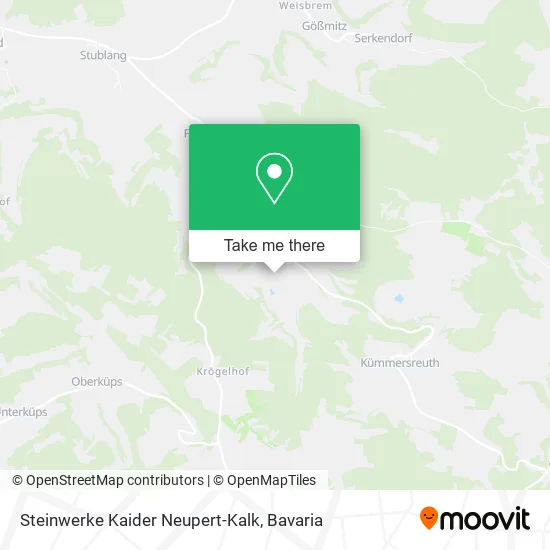 Карта Steinwerke Kaider Neupert-Kalk