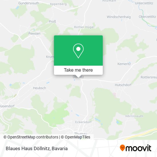 Blaues Haus Döllnitz map
